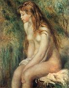 Pierre-Auguste Renoir Young Girl Bathing France oil painting artist